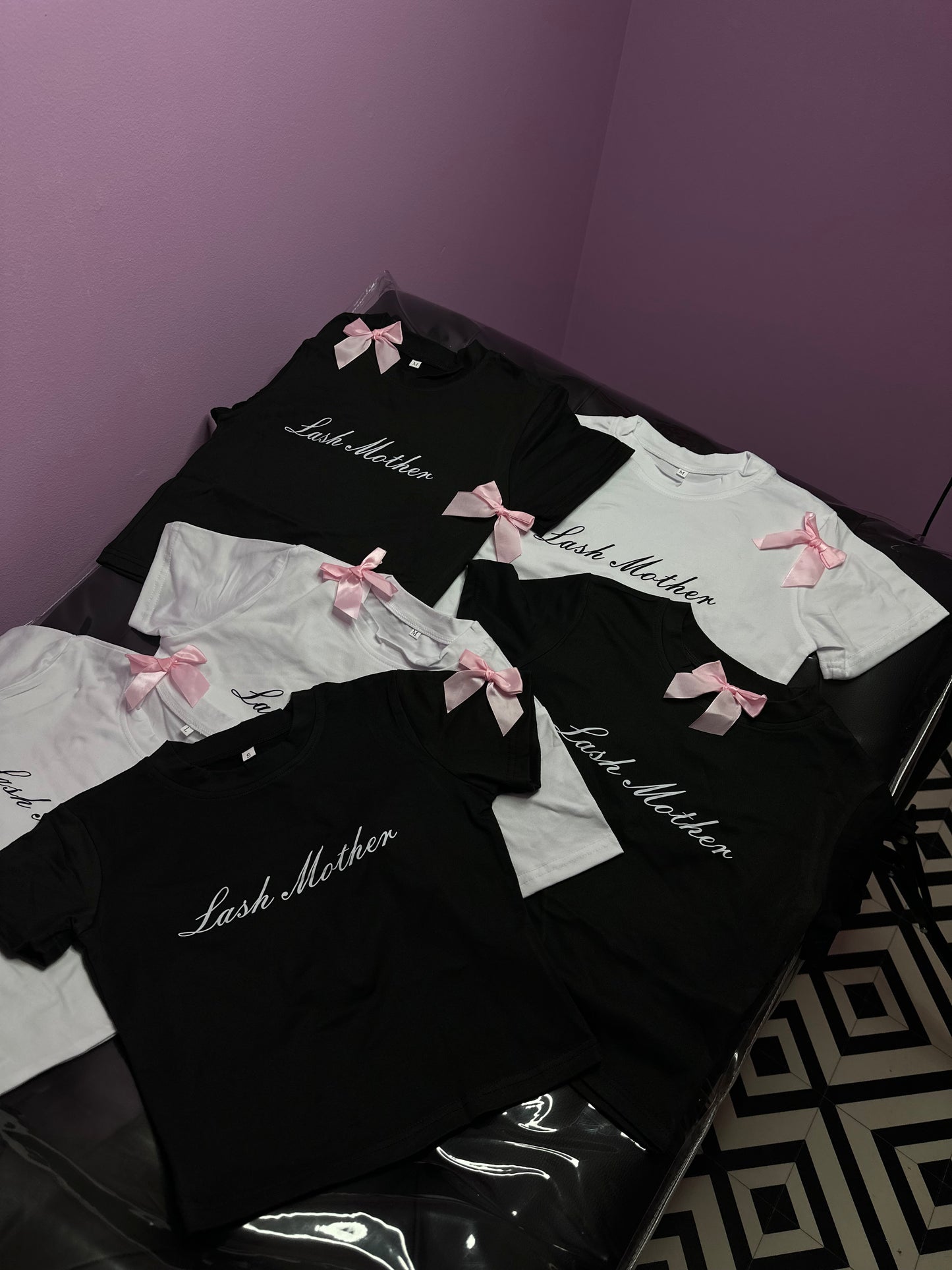LASH MOTHER CROP TEE'S