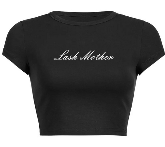 LASH MOTHER CROP TEE'S